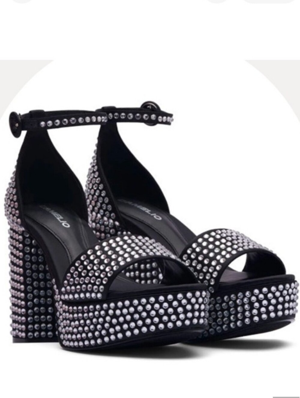 BRAND NEW D'AMELIO MAYVINAAM PLATFORM CRYSTAL EMBELLISHED WOMEN'SANDAL